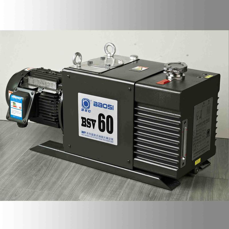 High Performance Vane Type Vacuum Pump Painting Surface 0.5 Pa Ultimate Vacuum